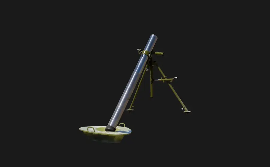 60 mm KYS-6L havan, önden görünüm